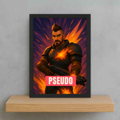 Affiche Valorant personnalisée